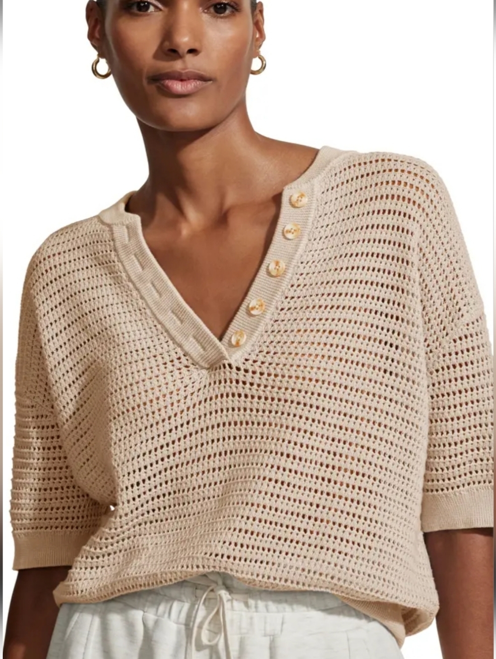 Varley Callie Knit Top